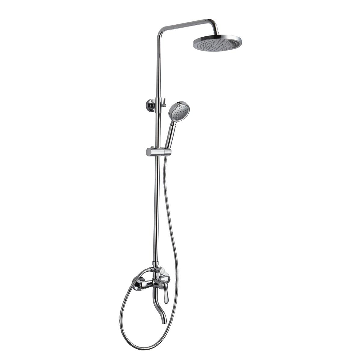 YS34160 Zuhanyoszlop, esőzuhanyoszlop csapteleppel, állítható magasságú;