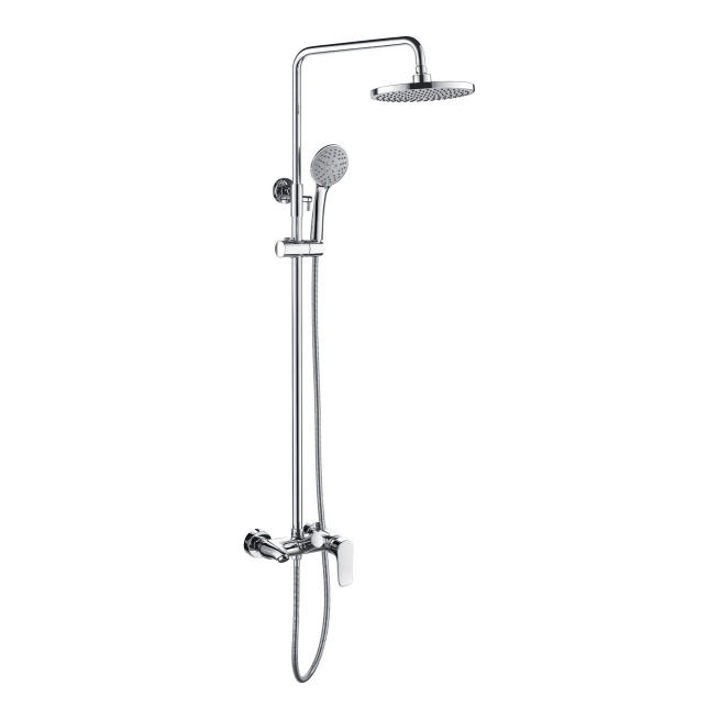 YS34263 Zuhanyoszlop, esőzuhanyoszlop csapteleppel és kifolyóval, állítható magasságú;