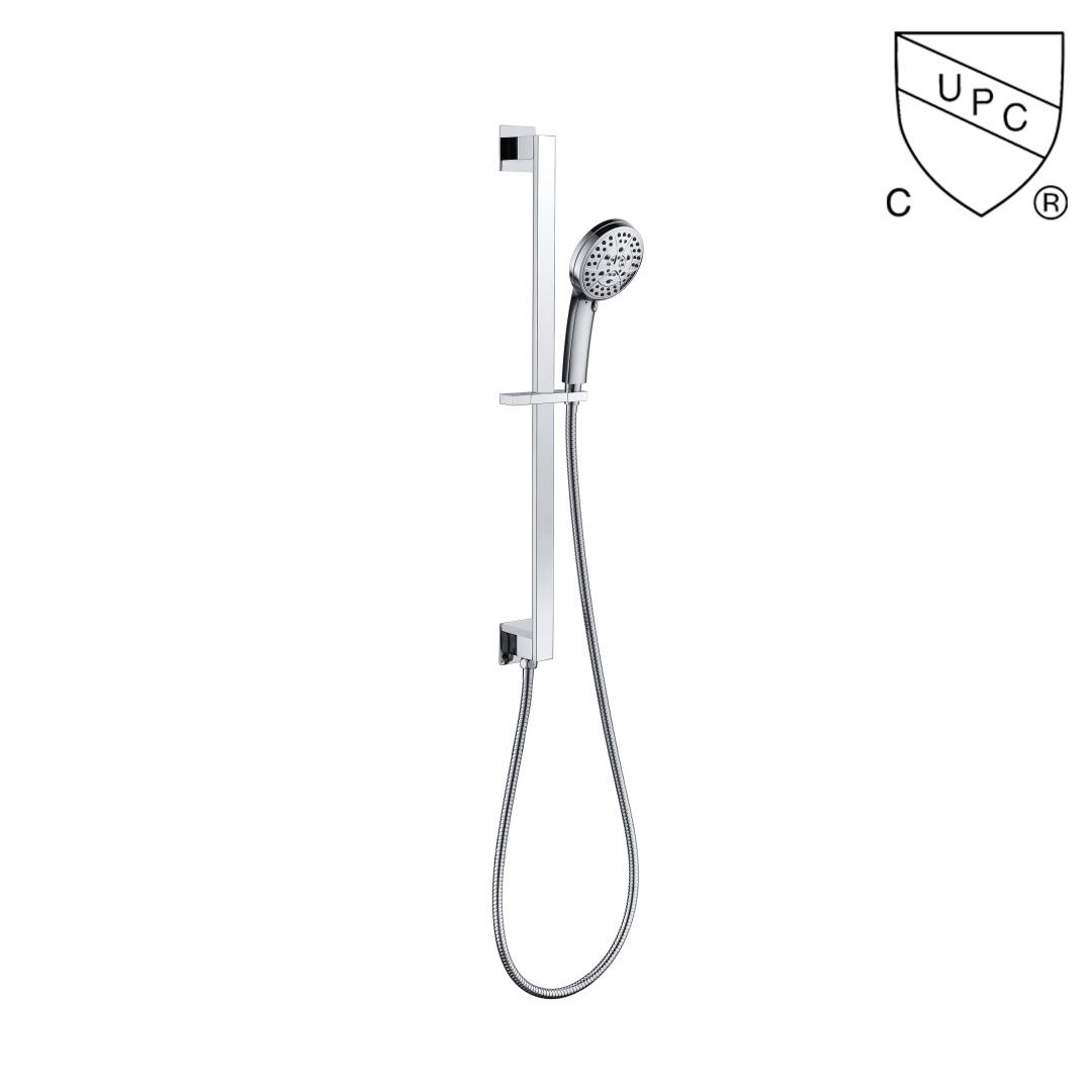 DA310017CP UPC, CUPC minősítésű zuhanykészletek, csúszó zuhanykészlet;