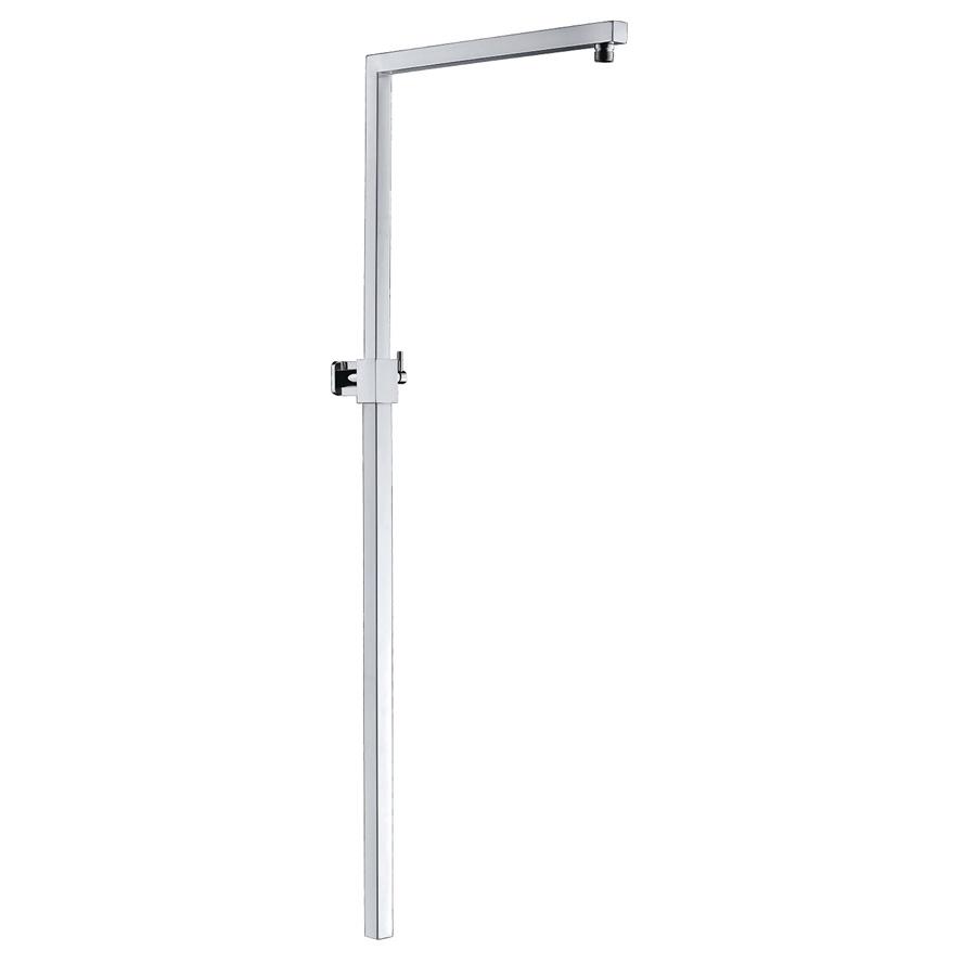 SR166 SUS négyzet alakú zuhanyoszlop állítható magassággal, zuhanysínnel, zuhanyfali oszloppal;