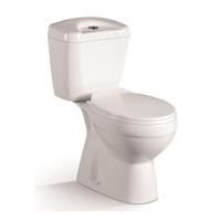 YS22207S 2 részes kerámia WC, szorosan összekapcsolt S-csapdás lemosó WC;