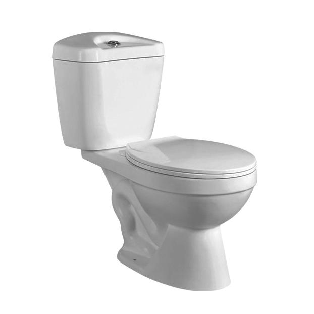 YS22207T 2 részes kerámia WC, szorosan összekapcsolt S-trap szifonikus WC;