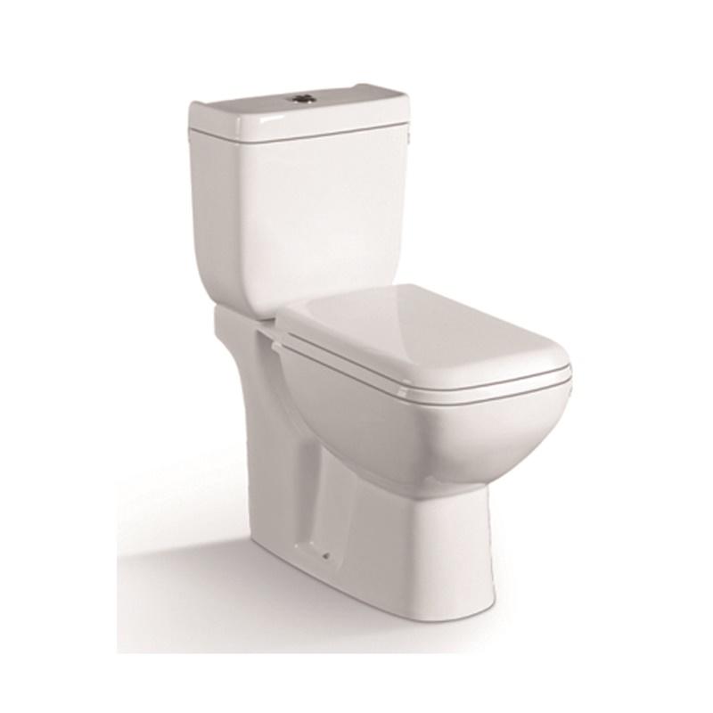 YS22212S Retro dizájn 2 részes kerámia WC, szoros csatolású P-csapdás lemosó WC;