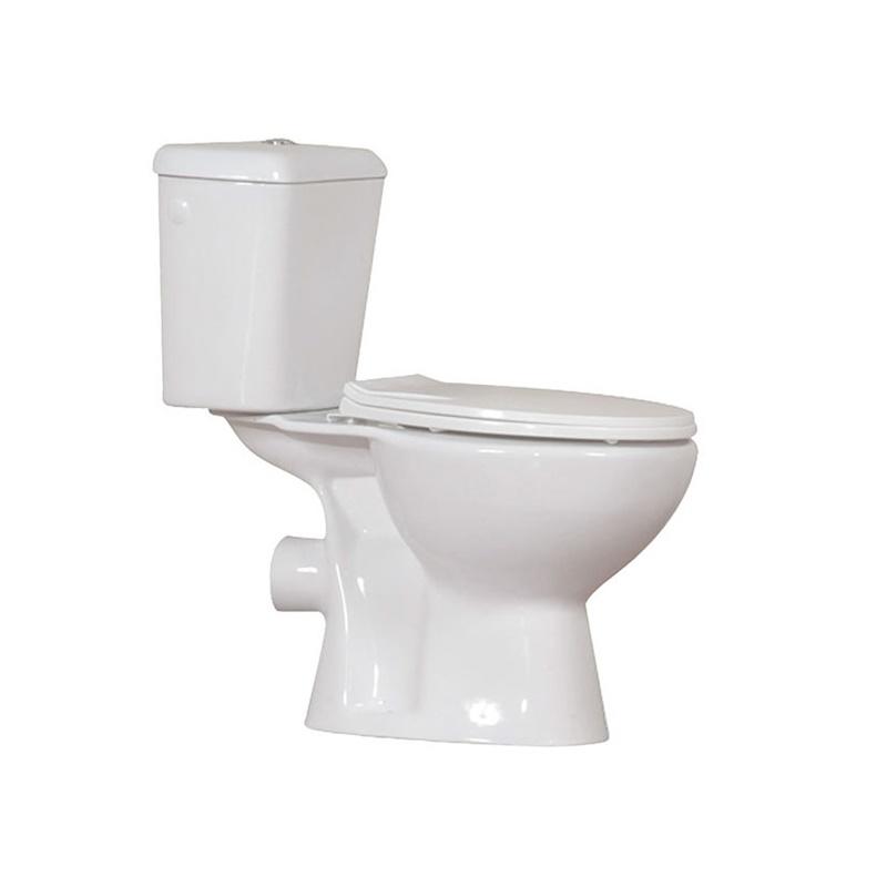 YS22221P 2 részes kerámia WC, szorosan összekapcsolt P-csapdás lemosó WC;