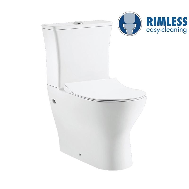 YS22292 2 részes keret nélküli kerámia WC, P-csapdás lemosó WC;
