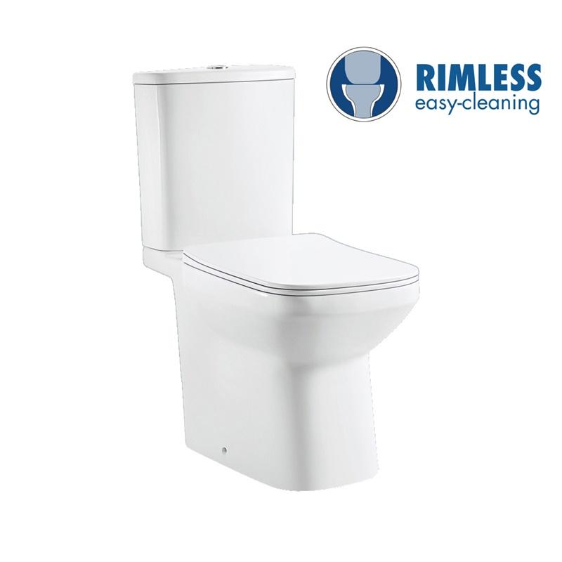 YS22295 2 részes keret nélküli kerámia WC, P-trap lemosó WC;