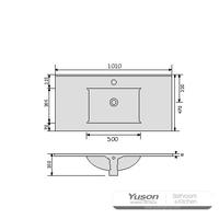 YS27293-100 Kerámia szekrényes mosdókagyló, mosdókagyló, mosdótálca;