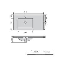 YS27298-90L Kerámia szekrényes mosdó, mosdókagyló, mosdótálca;