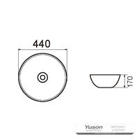 YS28403 Kerámia pult feletti mosdó, művészi mosdó, kerámia mosogató;