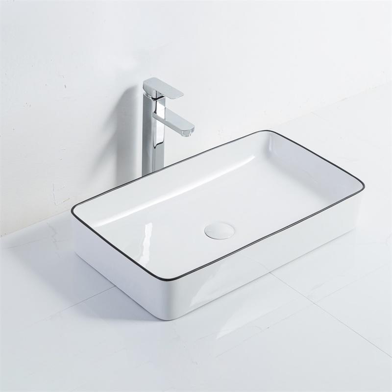 YS28454-LB Kerámia pult feletti mosdó, művészi mosdó, kerámia mosogató;