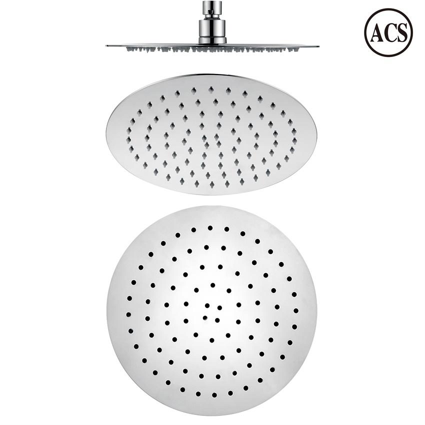 YS78601-10 SUS304 ultravékony 2 mm-es zuhanyfej, esőzuhanyfej;