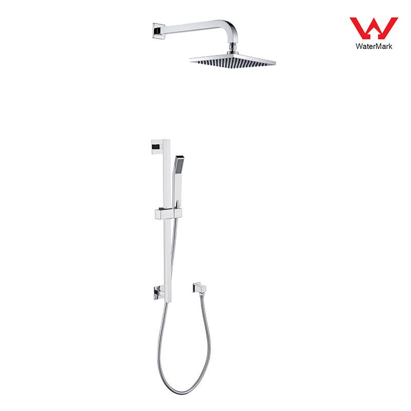 DA610015CP Watermark minősítésű zuhanykészletek, tolózuhany-készlet, esőzuhany-készlet;