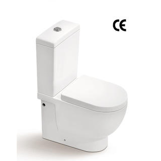 YS22214P 2 részes kerámia WC, szorosan összekapcsolt P-csapdás lemosó WC;