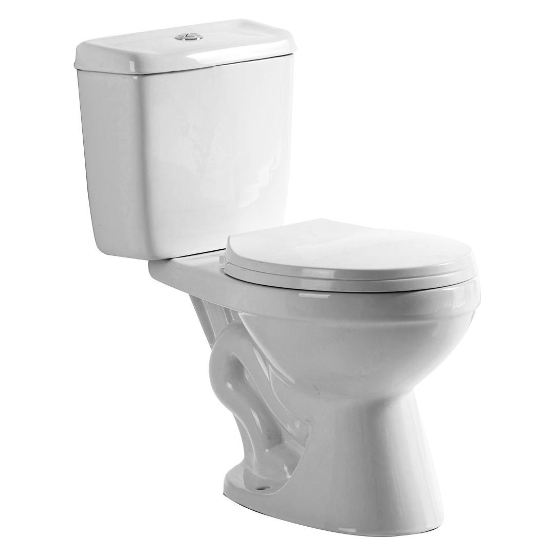 YS22235 2 részes kerámia WC, szorosan összekapcsolt S-trap szifonikus WC;