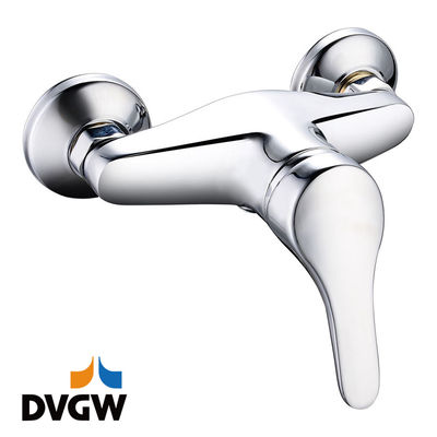 4135-20 DVGW minősítésű, sárgaréz csaptelep, egykaros hideg/meleg vizes fali zuhanycsaptelep