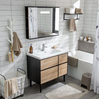 YS54115-M1 fürdőszobabútor, tükörszekrény, fürdőszobai mosdó