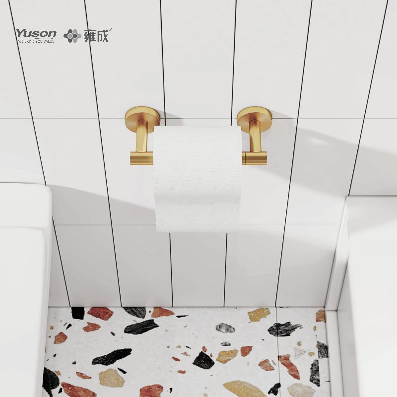 19286P Elegáns fürdőszobai kiegészítők, WC-papír tartó, cink/sárgaréz/SUS WC papírtekercs tartó, falra szerelhető (19200-as sorozat)