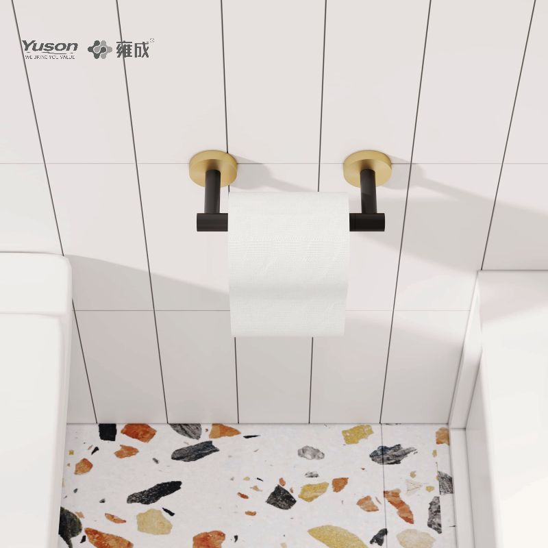 19286P Elegáns fürdőszobai kiegészítők, WC-papír tartó, cink/sárgaréz/SUS WC papírtekercs tartó, falra szerelhető (19200-as sorozat)